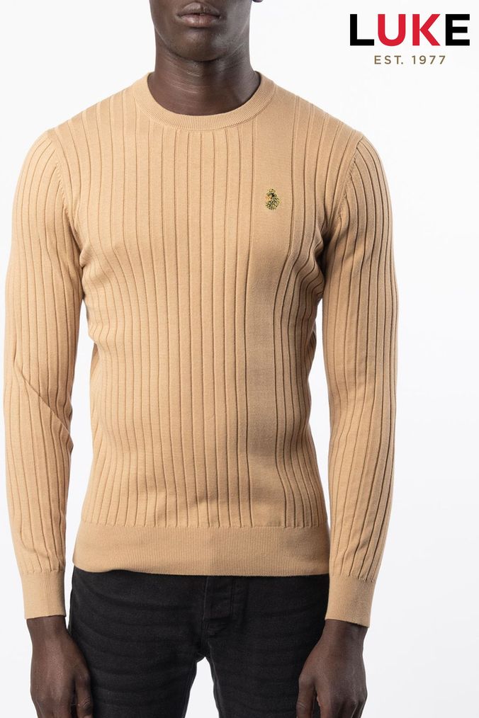 Luke 1977 cable knit jumper store