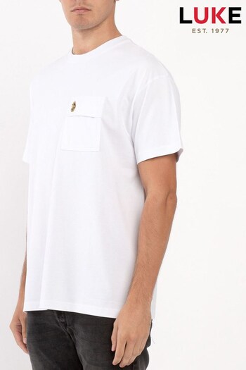 Luke 1977 Memphis White T-Shirt (N07049) | £40