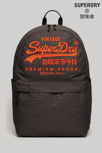 Superdry Grey Heritage Montana Backpack (N07105) | £45