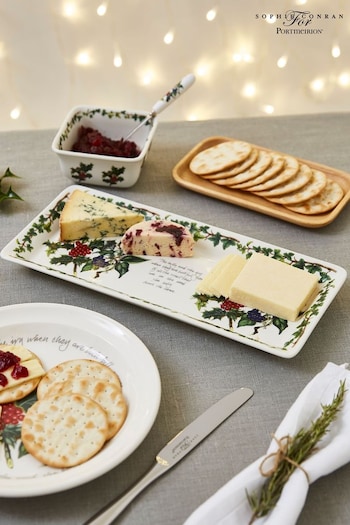 Portmeirion The Holly and the Ivy Rectangle Sandwich Tray (N07111) | £39.50