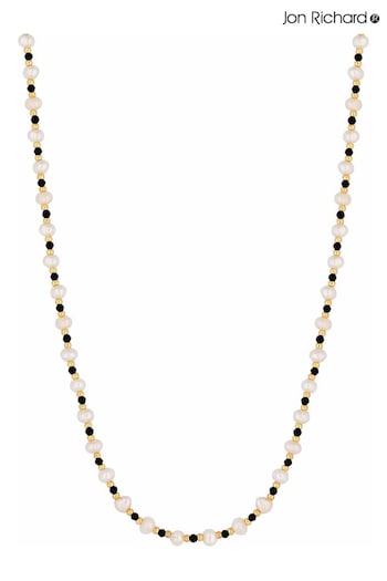 Jon Richard Silver Graduated Station Rope Pearl Necklace (N07122) | £28