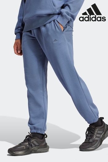 adidas Blue Sportswear logo-print All Szn Fleece Joggers (N07219) | £40