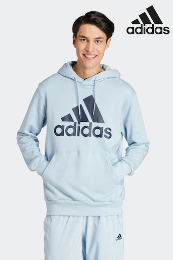 adidas Blue Sportswear Essentials French Terry Big Logo Hoodie (N07250) | £40