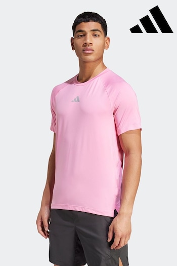 adidas Pink Gym+Training T-Shirt (N07258) | £33
