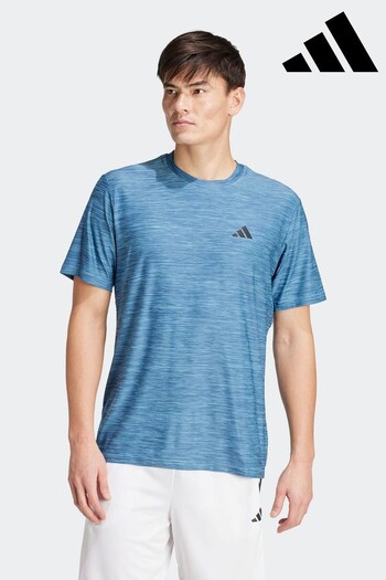 adidas Blue Train Essentials Stretch Training T-Shirt (N07268) | £23