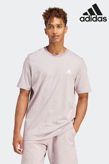 Adidas Purple Sportswear Seasonal Essentials Mélange T-Shirt (N07278) | £28