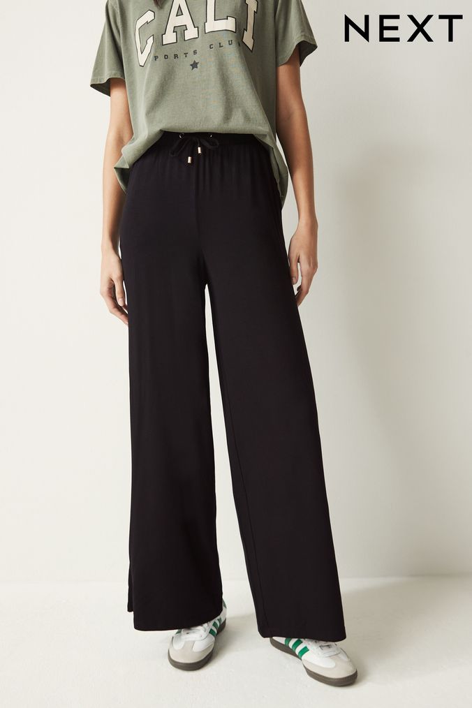 Women s Black Casual Trousers Next Official Site