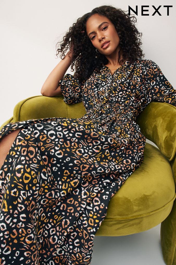 Animal print dress next online