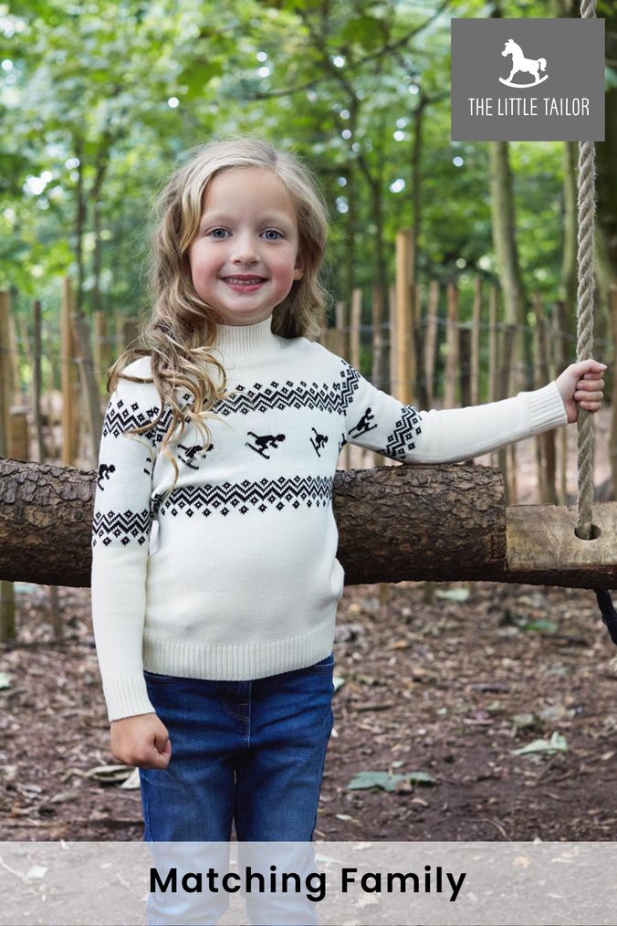 Buy Girls Jumpers Fairisle Knitwear Online Next UK