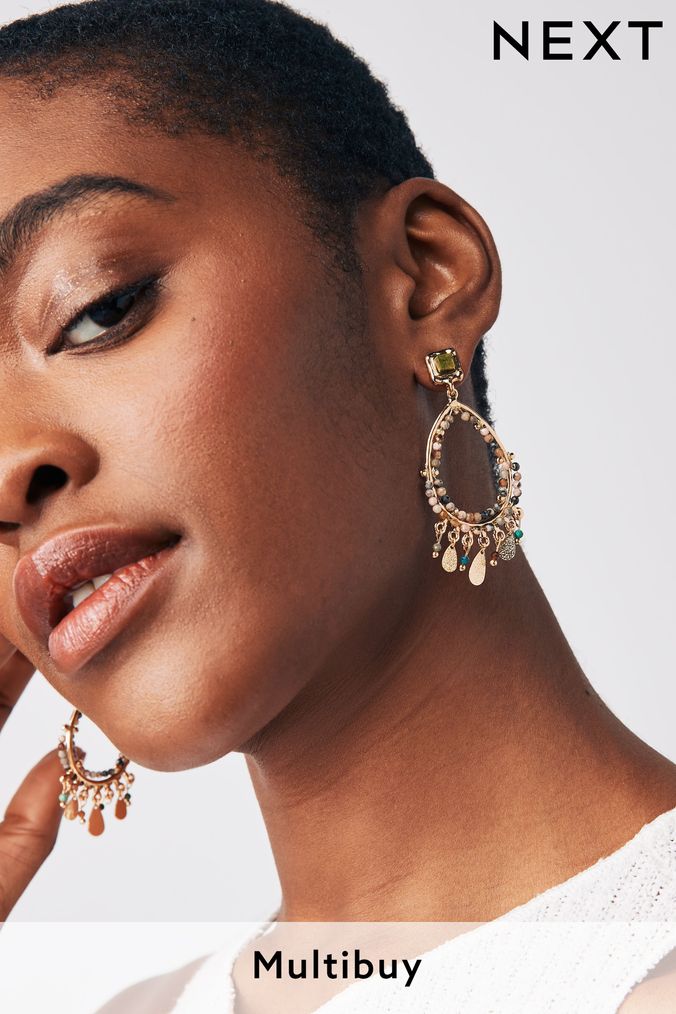 Summer & rose discount bar chain earrings