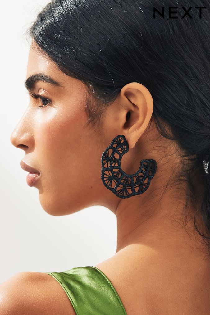 Black earrings for womens outlet