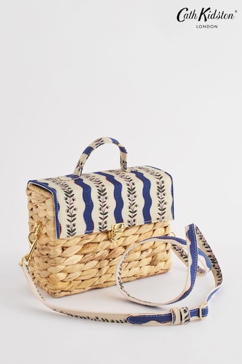 Cath Kidston Black & White Stripe Canvas Cross-Body Bag (N07961) | £62