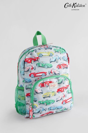 Cath Kidston Mint Green Cars Print Large Backpack (N09042) | £42