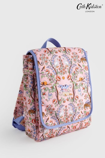 Cath Kidston Pink Floral Print Kids Fold Over Backpack (N09063) | £40