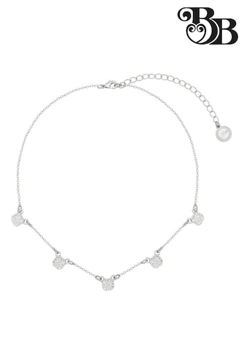 Bibi Bijoux Silver Tone Deco Charm Necklace (N09085) | £20