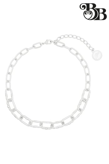 Bibi Bijoux Silver Tone 'Courage' Chunky Chain Necklace (N09094) | £30