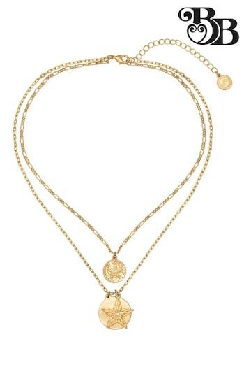 Bibi Bijoux Gold Tone 'Starburst' Layered Necklace (N09103) | £25
