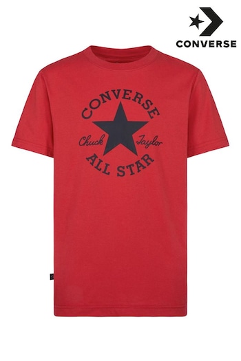 Converse Red Logo T-Shirt (N09107) | £18