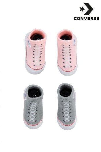 Converse jam Pink Chuck Booties 2 Pack (N09137) | £18