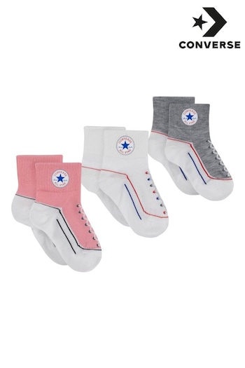 Converse Kiths Pink Infant Straited Nomad 3 Pack (N09146) | £13