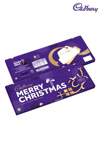 Cadbury Clear Christmas Chocolate Dairy Milk Giant Bar 850g (N09162) | £18
