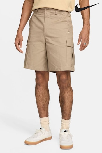 Nike Khaki Club Woven Cargo shorts prada (N09246) | £60