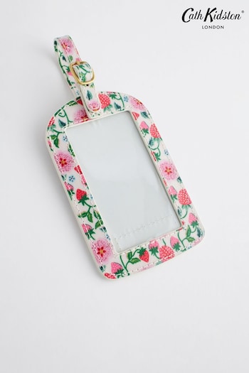 Cath Kidston Ecru/Pink Floral Luggage Tag (N09360) | £10