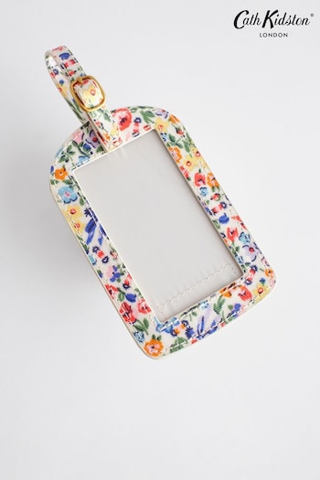 Cath Kidston Blue/Yellow Ditsy Floral Luggage Tag (N09361) | £10