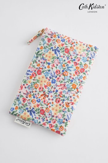 Cath Kidston Blue/Yellow Ditsy Floral Zipped Flat Purse (N09396) | £10