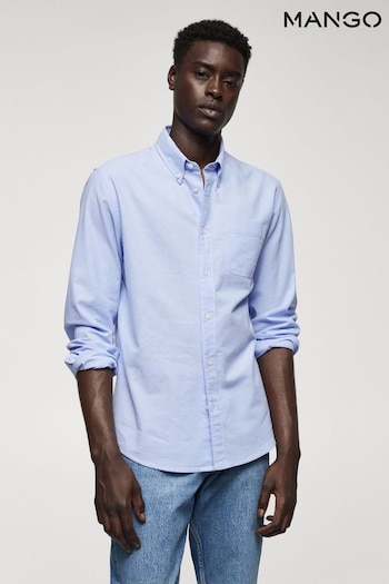 Mango Slim Fit Oxford Cotton Shirt (N09455) | £36