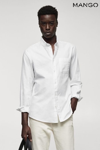 Mango Slim Fit Oxford Cotton Shirt (N09456) | £36