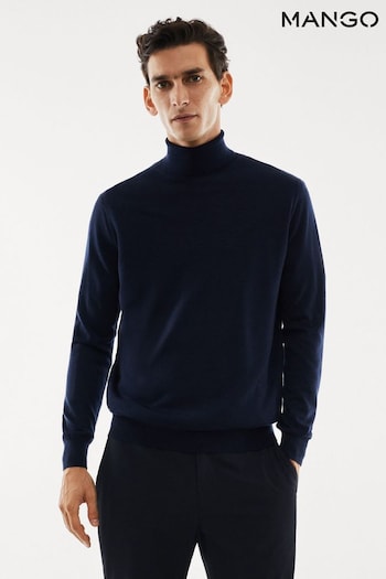 Mango 100% Merino Wool Turtleneck Sweater (N09476) | £56