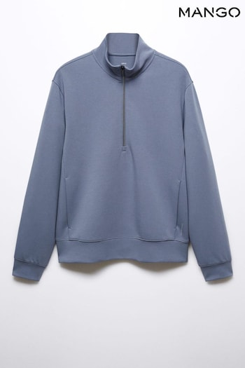 Mango Breathable Zip-neck Sweatshirt (N09490) | £50
