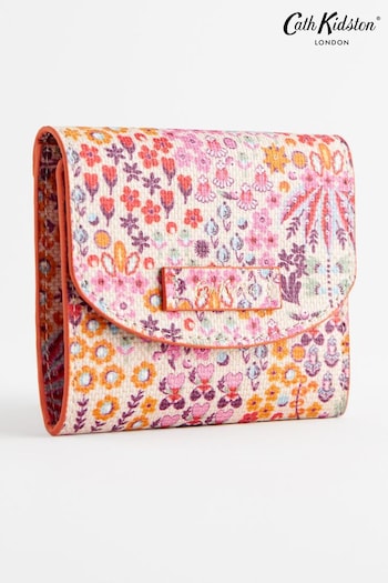 Cath Kidston Pink Ditsy Floral Fold Over Purse (N09507) | £40