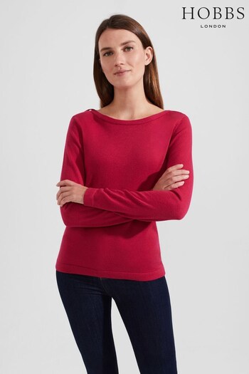 Hobbs Red Petula Sweater (N09723) | £79