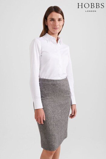 Hobbs Elle Grey Skirt (N09760) | £110