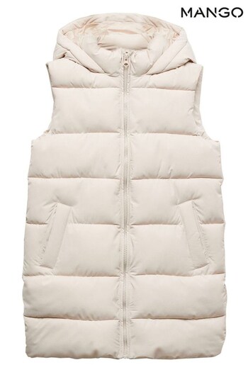 Mango Long Quilted Gilet (N09837) | £26
