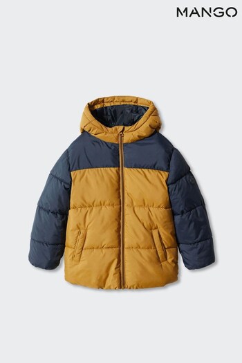 Mango Amerbloc Hooded Puffer Jacket (N09878) | £26