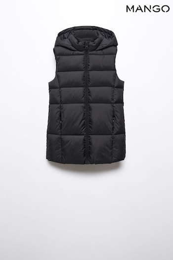 Mango Long Quilted Gilet (N09897) | £26