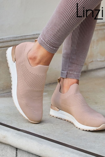 Linzi Nude Aire Trainers (N10624) | £38
