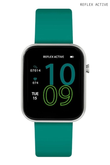 Reflex Active Green Series 12 Teal Strap Smart Watch (N10816) | £40