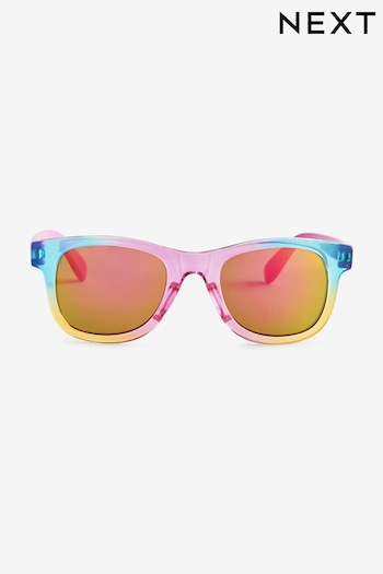 Rainbow Ombre Sunglasses White (N10822) | £6 - £8