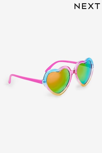 Rainbow Heart Sunglasses grey (N10824) | £6 - £7