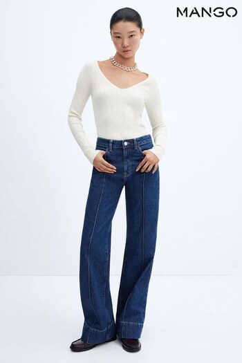 Mango Blue Laila Jeans (N10859) | £36