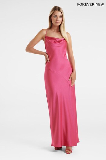 Forever New Fuchsia Pink Blair Back Detail Maxi Dress (N10896) | £110