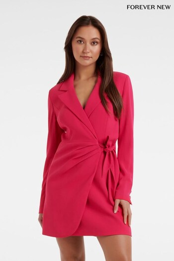 Forever New Pink Kate Wrap Blazer Dress (N10976) | £95