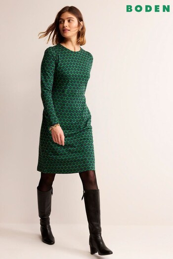 Boden Green Penelope Jersey Dress (N11031) | £70
