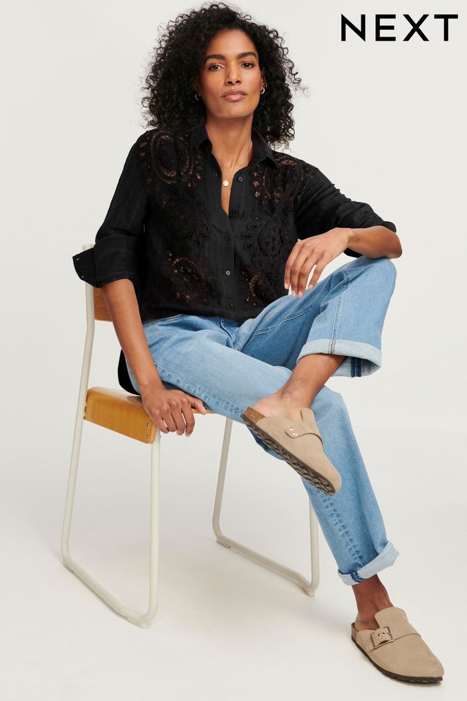 Black shop casual top