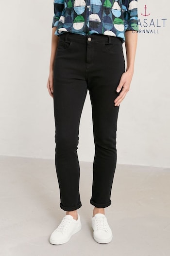 Seasalt Cornwall Black Tall Lamledra Denim Jeans (N11036) | £60