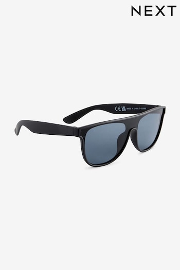 Black Visor Style Sunglasses BULL (N11062) | £7 - £8